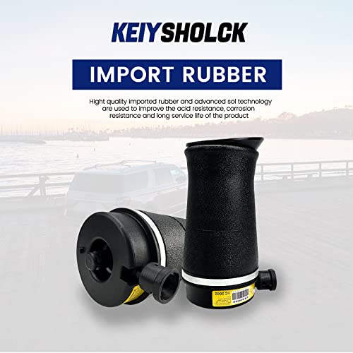 KEIYSHOLCK Rear Air Suspension Springs, Compatible with Ford Expedition 4WD 1997-2002, Lincoln Navigator 4WD 1998-2002, OEM Replace Part# 3U2Z5580LA F75Z5A891BA - Image 4