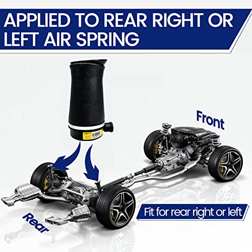 KEIYSHOLCK Rear Air Suspension Springs, Compatible with Ford Expedition 4WD 1997-2002, Lincoln Navigator 4WD 1998-2002, OEM Replace Part# 3U2Z5580LA F75Z5A891BA - Image 3