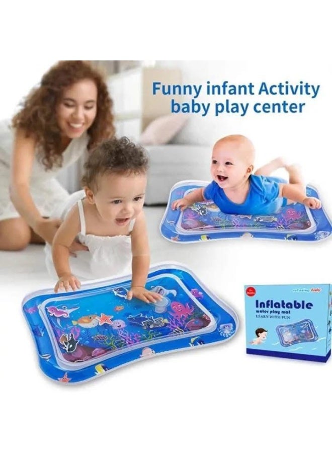 Inflatable Baby Water Play Mat for Tummy Time – Interactive Sensory Activity Mat for Infants 3 to 12 Months to Support Early Motor Skills Development and Visual Stimulation - Image 3