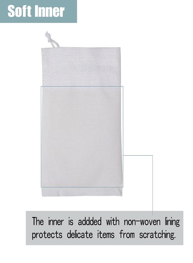 Bezall 20Pcs Small Burlap Bags with Drawstring, 2.7x3.5 inch White Linen Gift Bag Jewelry Pouches Sacks for Christmas, Wedding Favor, Party, DIY Craft - Image 5