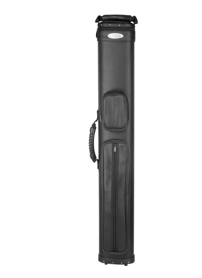 Generic Billiard Pool Cue Bag 4 Holes Carrying Case Pouch for Billiard Stick Rod Black SC 2x4 Pool Cue Case  - Image 1