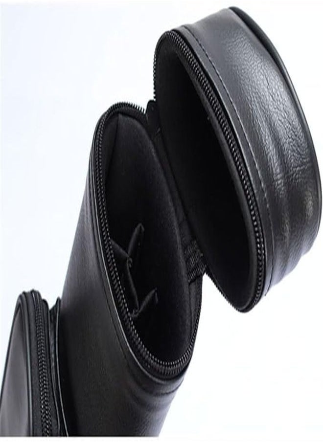Generic Billiard Pool Cue Bag 4 Holes Carrying Case Pouch for Billiard Stick Rod Black SC 2x4 Pool Cue Case  - Image 2