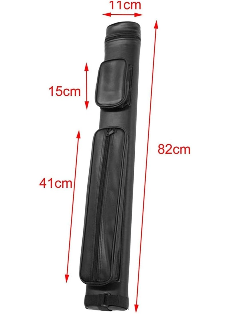 Generic Billiard Pool Cue Bag 4 Holes Carrying Case Pouch for Billiard Stick Rod Black SC 2x4 Pool Cue Case  - Image 4