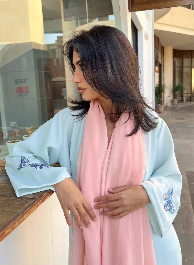 مشروع بلا اسم Bloomin Butterfly - Abaya & Scarf Set