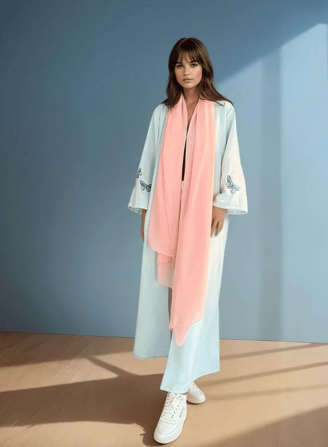 مشروع بلا اسم Bloomin Butterfly - Abaya & Scarf Set