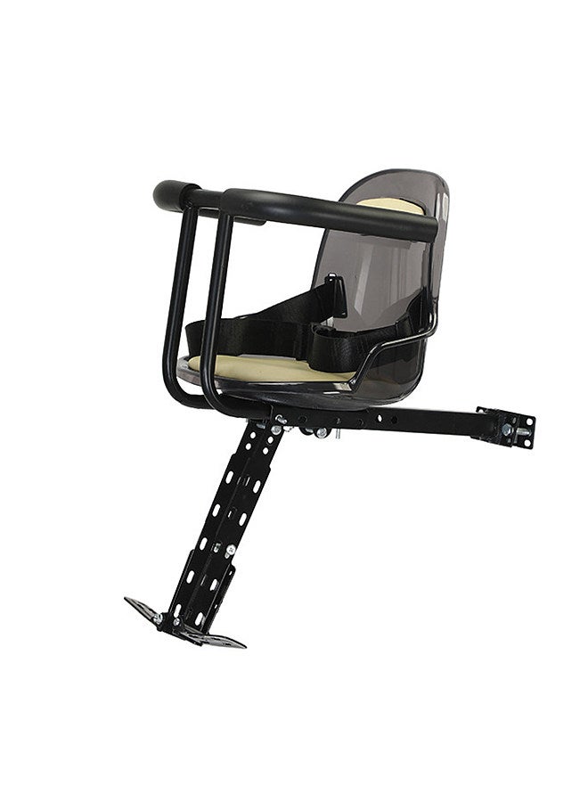 Generic Front Mount Kids Bike Seat Mountain Bike Child Safety Seat with Guardrail and Safety Belt - Image 2
