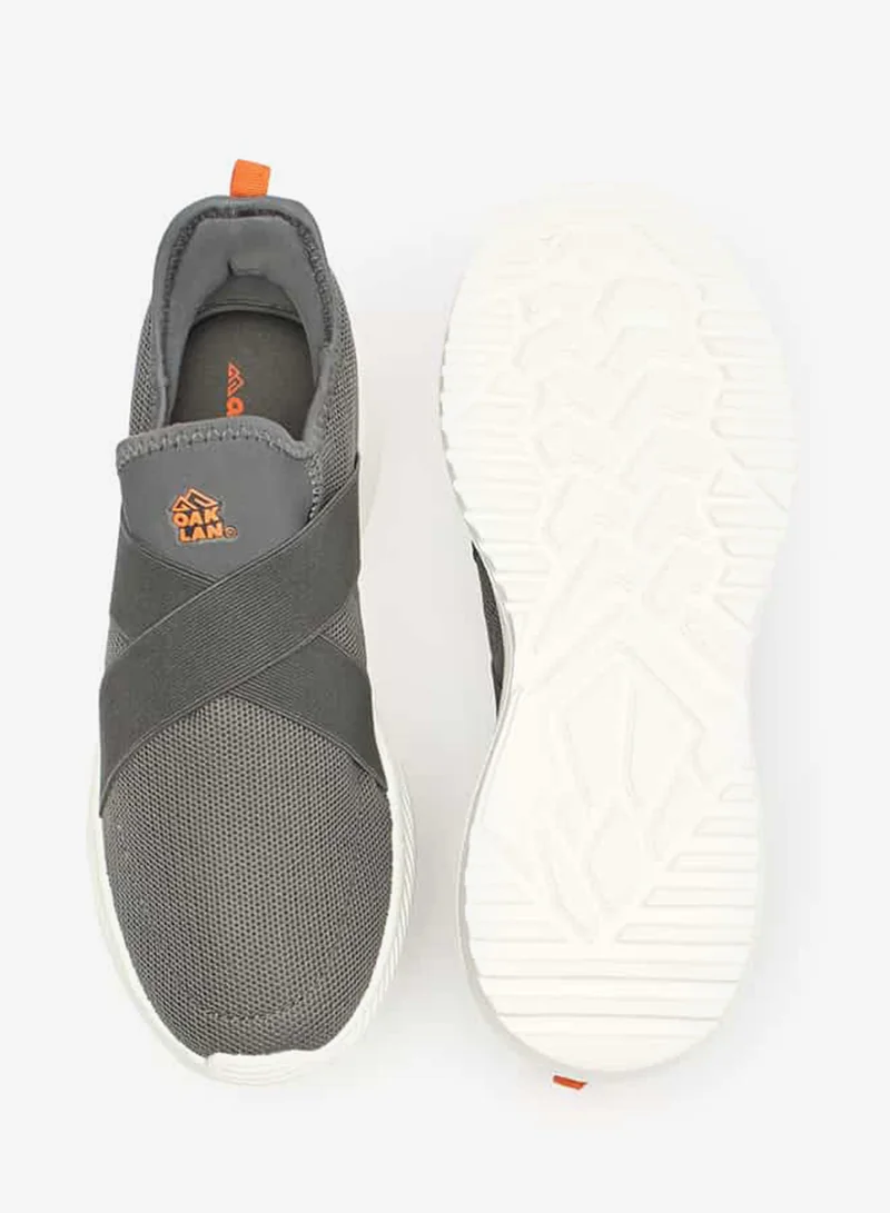 Oaklan by Shoexpress  Men Logo Detail Slip-On Sports Shoes with Pull Tabs for Men | Best Price UAE