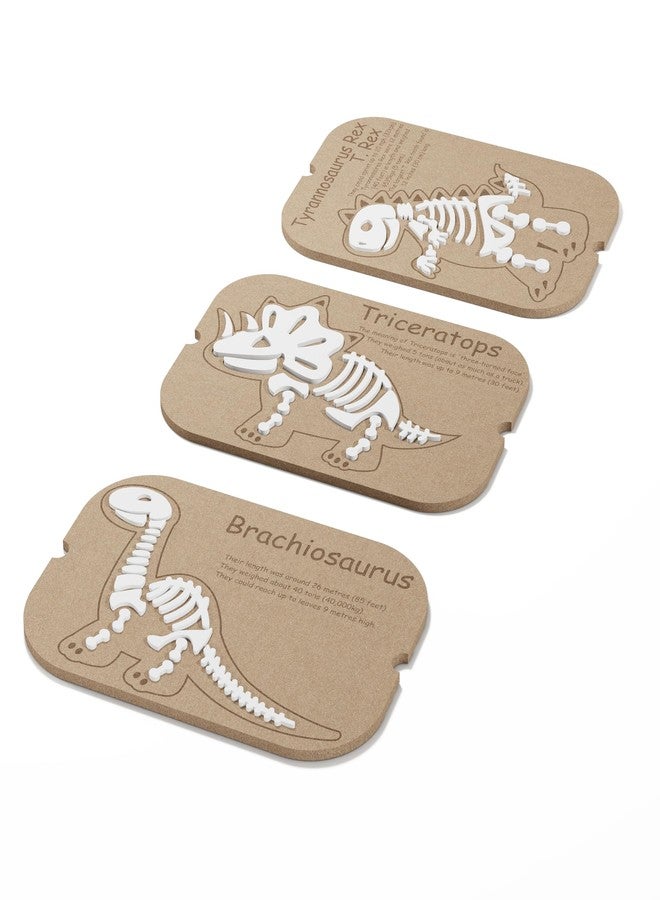 Ogears Sensory Table Accessories Flisat Trofast Inserts Dinosaurs Puzzle Set of 3 Pieces - Image 5