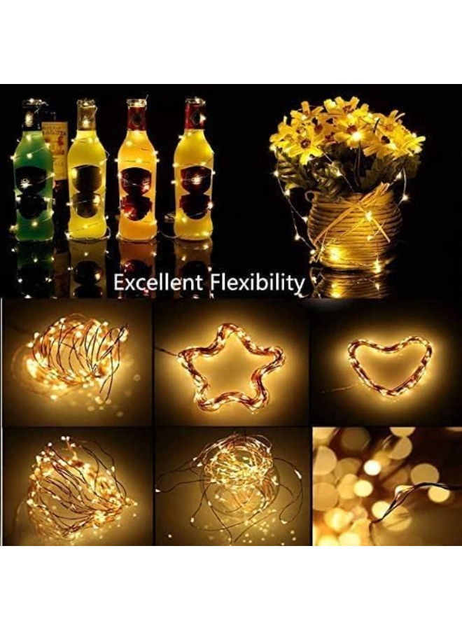 12 قطعة - سلسلة أضواء خرافية LED تعمل بالبطارية، - Image 2