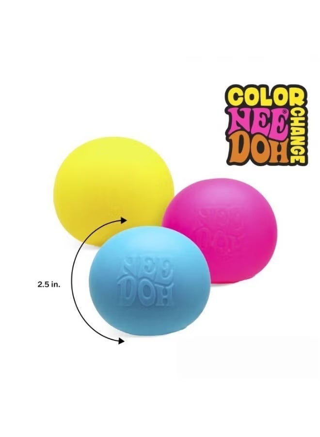 Needoh 3-Pack The Squeezable Ball provides a quiet and gentle sensory experience for children and adults, effectively relieving anxiety, stress, and irritability. It's an ideal stress-relief toy for the office, classroom, or home. - Image 5