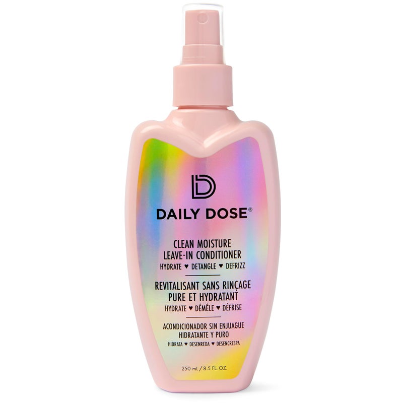 DAILY DOSE Award-Winning Clean Moisture Leave In Conditioner Spray Detangler for Dry, Damaged & Frizzy Hair. Instantly Softens, Smooths & Adds Shine for Kids & Adults. Vegan, Sulfate-Free, Color Safe - Image 1