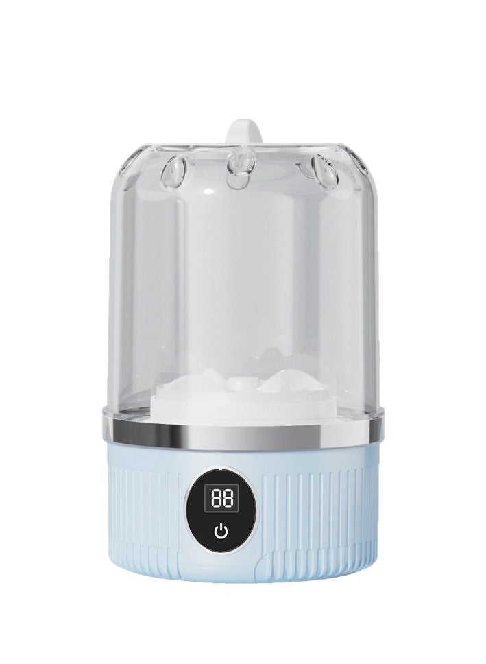 M MIAOYAN Portable Rechargeable Mini Underwear Washing Machine - Wireless Automatic Underwear Washing Machine with 3000mAh Battery, Compact Laundry Cleaner for Bras, Socks, Travel, Dorm, RV - Image 1