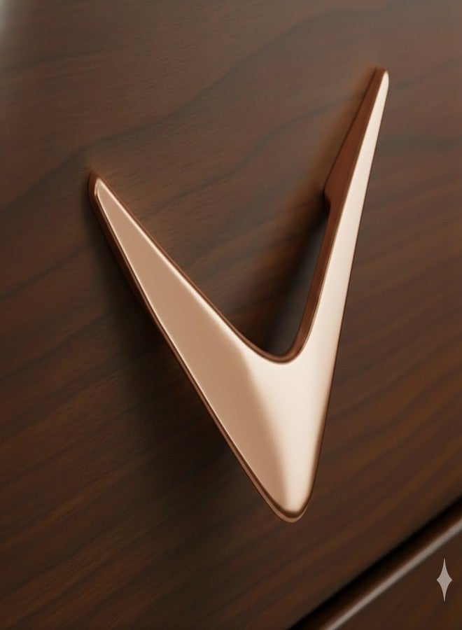 JAGGER JAG412 Drawer Knobs/Handle for Home & Office - Durable and Elegant Stainless Steel Door Knob for Cabinets, Cupboards & Dressers (2, Rose Gold) - Image 2