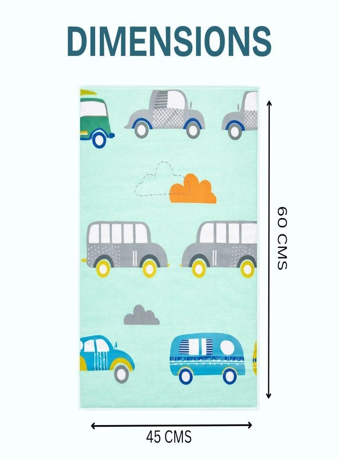 Zikku Diaper Changing Mat/Sleeping Mat/Waterproof Bed Protector with Foam for Newborn Baby – Pack of 3 (Happy Print, 45 cms x 60 cms) - Image 4