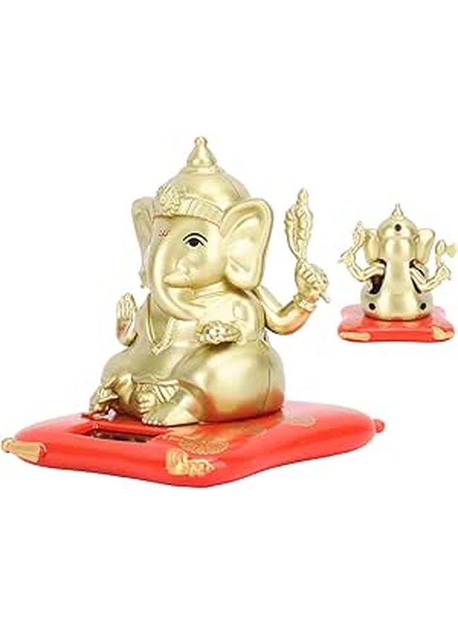 Solar Powered Dancing Elephant Toy with Light Sensor Home Car Decor Stress Relief Gift - Image 1