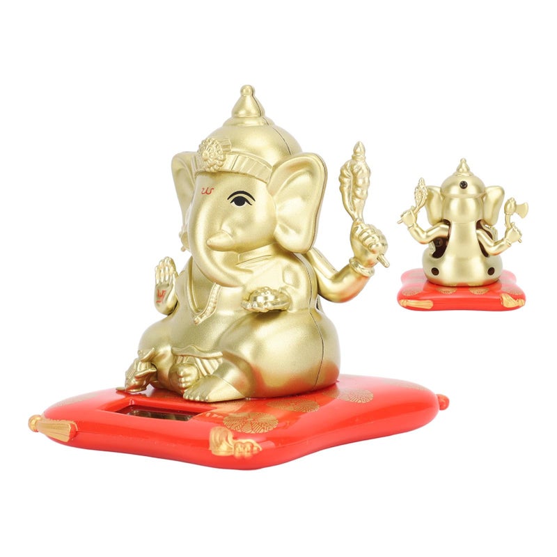Solar Powered Dancing Elephant Toy with Light Sensor Home Car Decor Stress Relief Gift - Image 2
