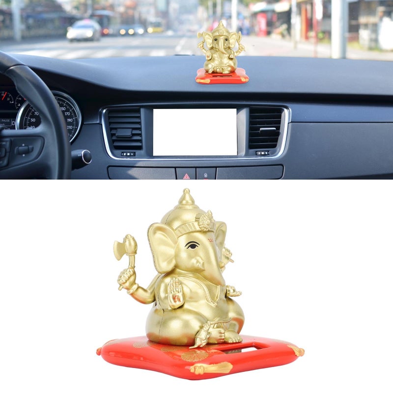Solar Powered Dancing Elephant Toy with Light Sensor Home Car Decor Stress Relief Gift - Image 4