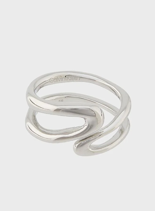 CALVIN KLEIN Open Ring in Stainless Steel