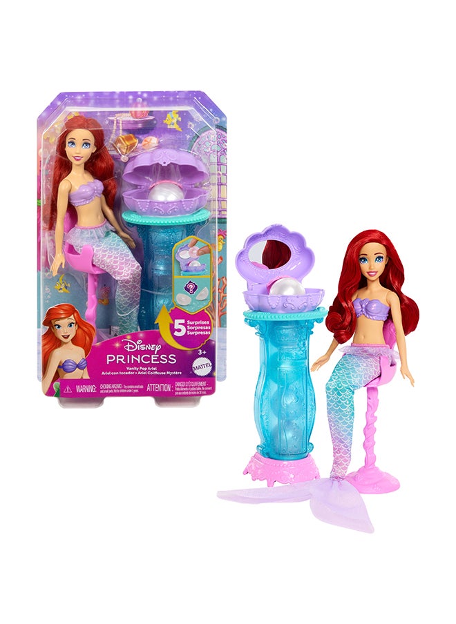 Disney Princess Fashion Doll Ariel Mermaid Surprise Feature Doll  - Image 1