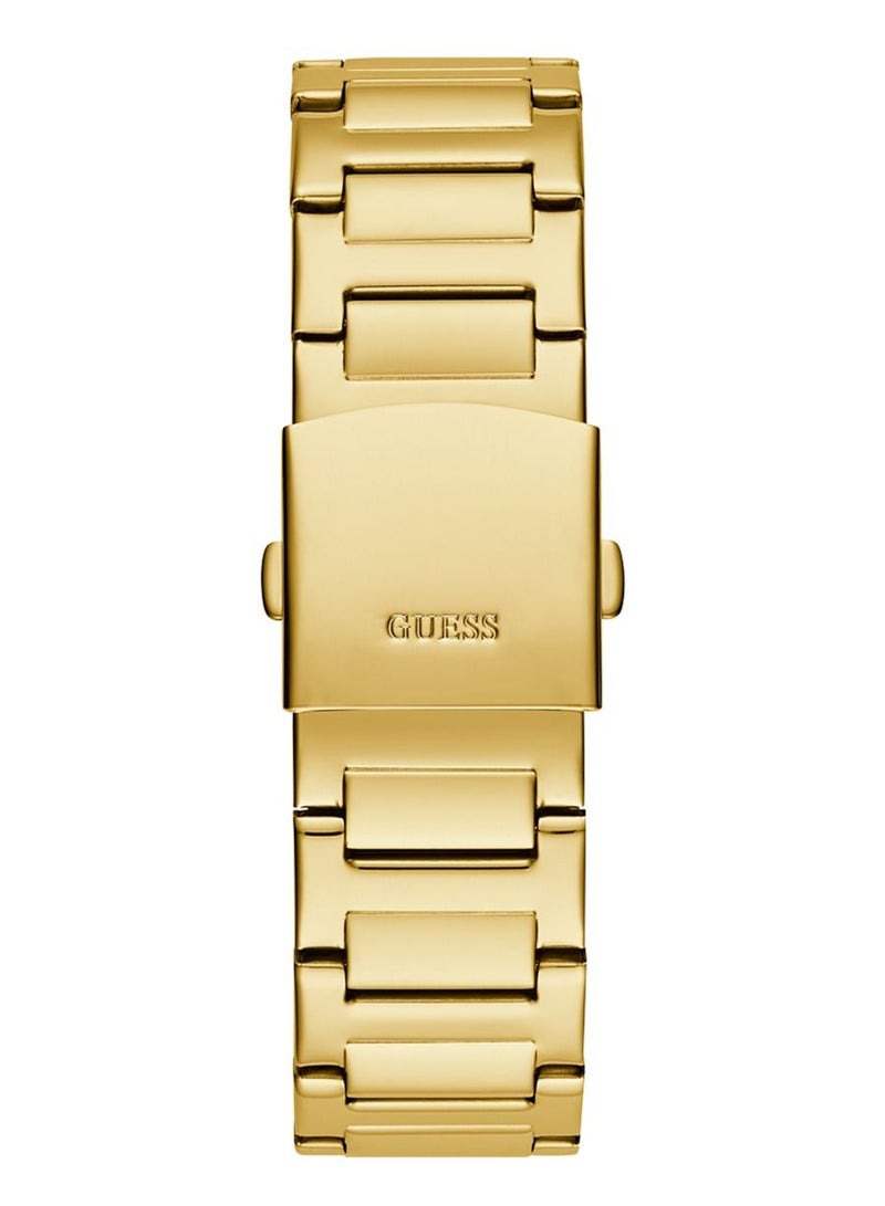 GUESS Men's Duke Gold Tone Case Quartz Stainless Steel Watch GW0576G2 – 46mm - Image 3