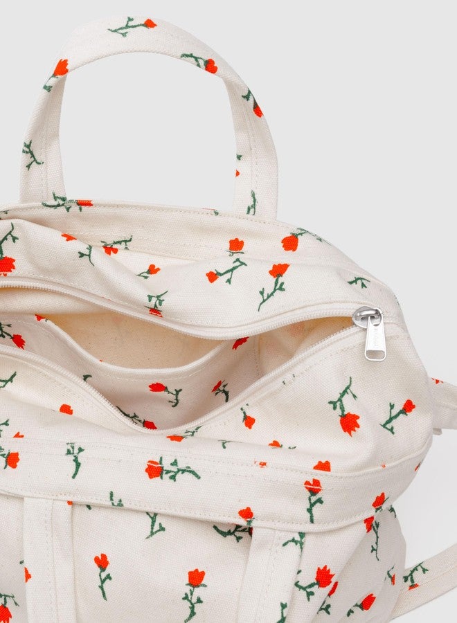 BAGGU Horizontal Zip Duck Bag - Painted Wildflower - Image 2
