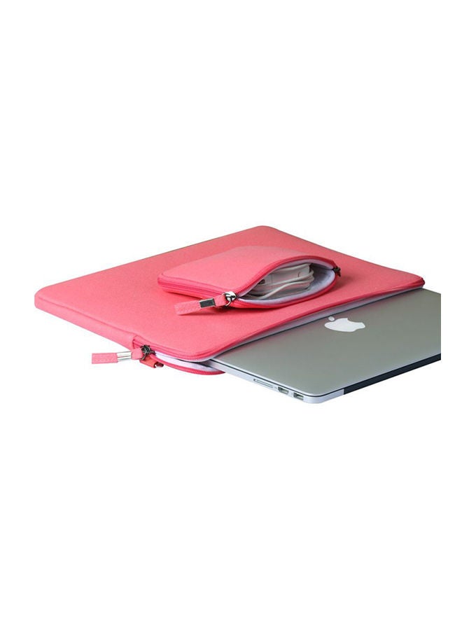 Loquat Protective Sleeve With Pouch For Apple MacBook Pro 15-Inch Pink - Image 2