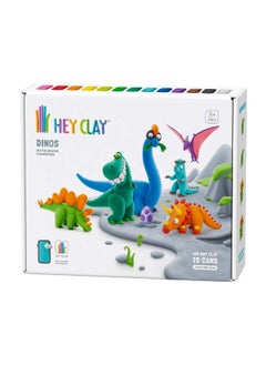 HEY CLAY Hey Clay Dinos Air-Dry Clay DIY Kit (15 Cans)  - Image 1