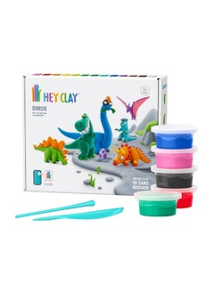HEY CLAY Hey Clay Dinos Air-Dry Clay DIY Kit (15 Cans)  - Image 2