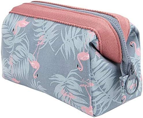 TAGUDA Nylon Pack of 2 12 Cms Cosmetic Toiletry Makeup Vanity Shaving Household Grooming Travel Storage Organizer Bags Pouch Kit Pack For Unisex Travel - TG12 (Multicolor) - Image 2