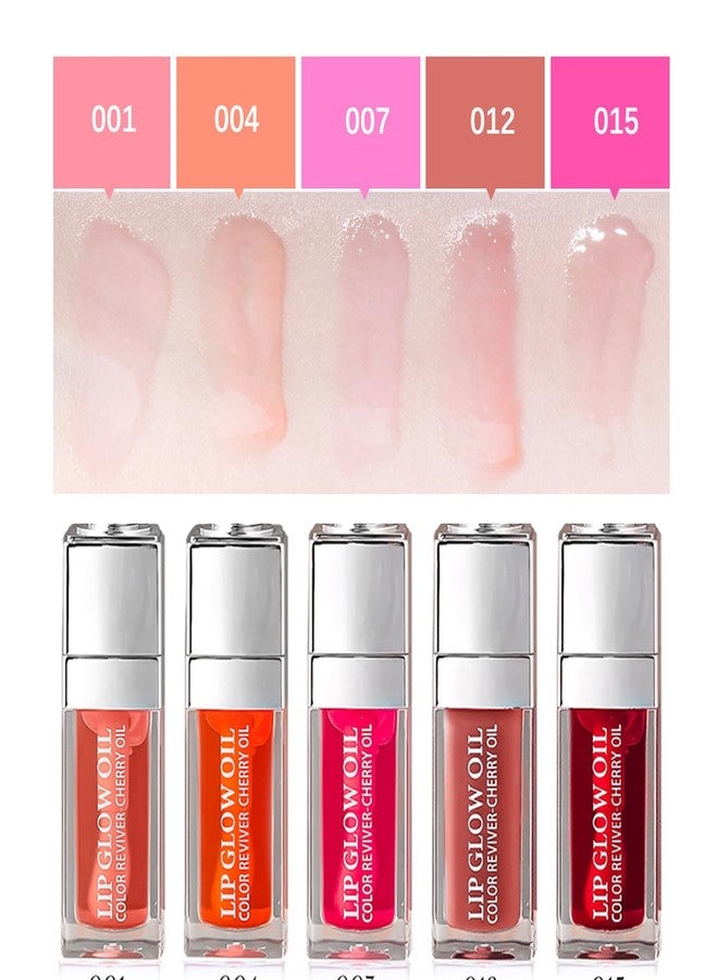 Aaiffey Hydrating Plumping Lip Glow Oil Moisturizing Lip Tint Transparent Oil Lip Care Non-sticky Glossy Lip Glow Fresh Texture Primer Lip Balm (Raspberry) - Image 4