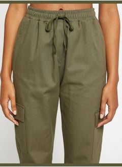 KOTON Cargo Trousers Pocket Detail Drawstring  - Image 5
