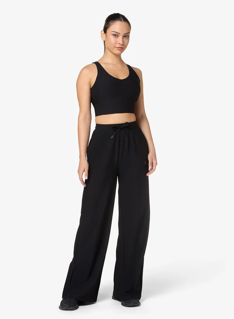 SQUATWOLF  Ribbed Wide Leg Pants for Women | Best Price UAE