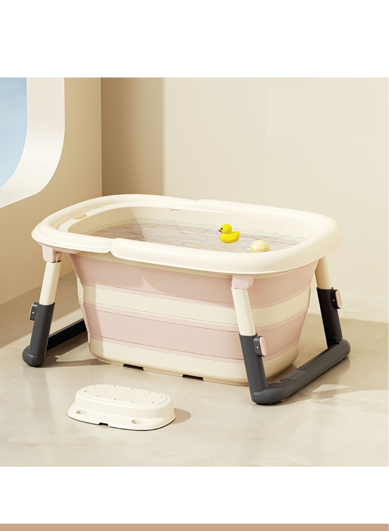 حوض استحمام للأطفال قابل للطي مع مستشعر لدرجة الحرارة - Image 1