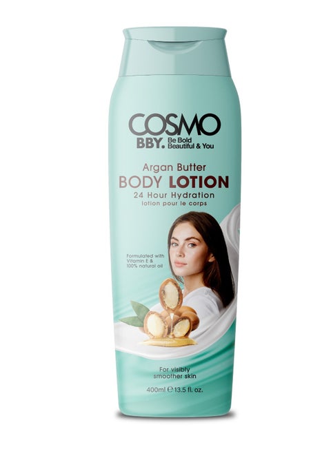 Argan Butter Body Lotion 24 Hour Hydration Formulated With Vitamine E 400Ml