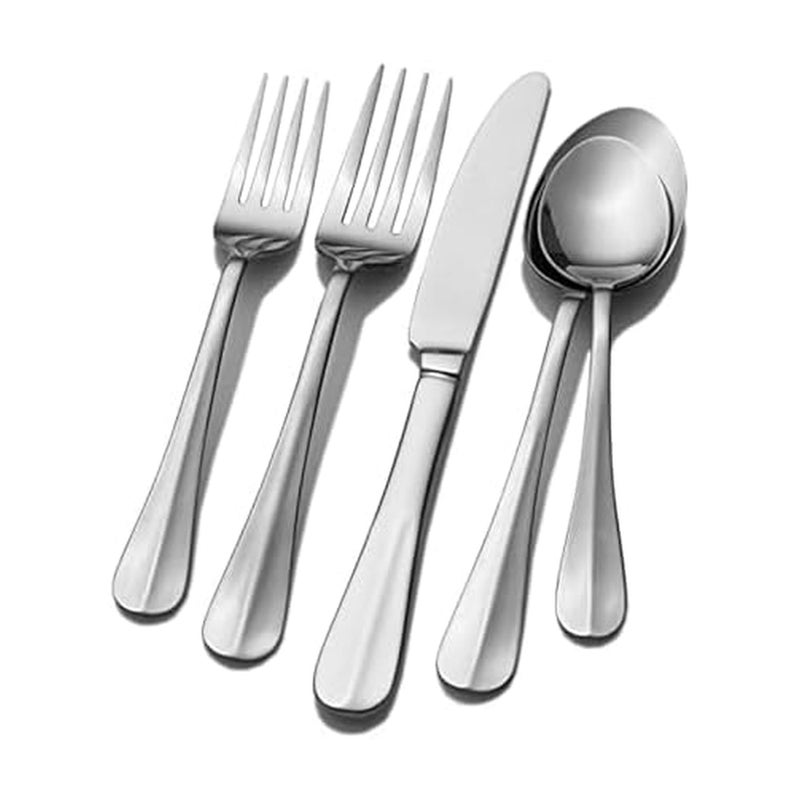 Pfaltzgraff Everyday Simplicity 53-Piece Stainless Steel Flatware Set, Service for 8 - Image 1