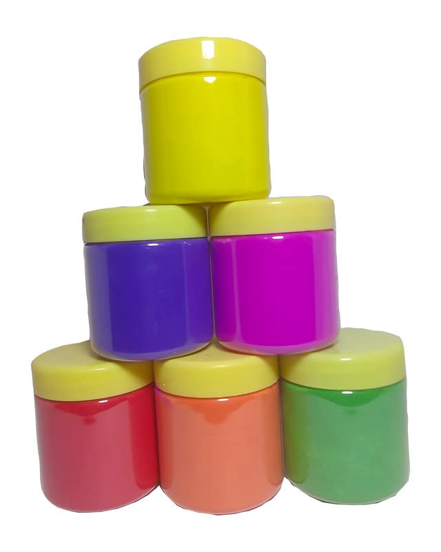 Rangoli Herbal Holi Gulal Powder NonToxic Eco Friendly 100 Safe Holi Color Powder Pack of 6 RedPinkYellowGreenOrangePurple 100g Each - Image 2