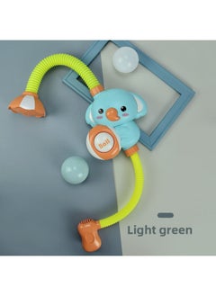 Generic Elephant Electric Shower Shake Sound Internet Celebrity Children Water Spray Absorbent Baby Cartoon Water Play Bathroom Bath Toy-Color:Elephant Shower (Green)  - Image 1