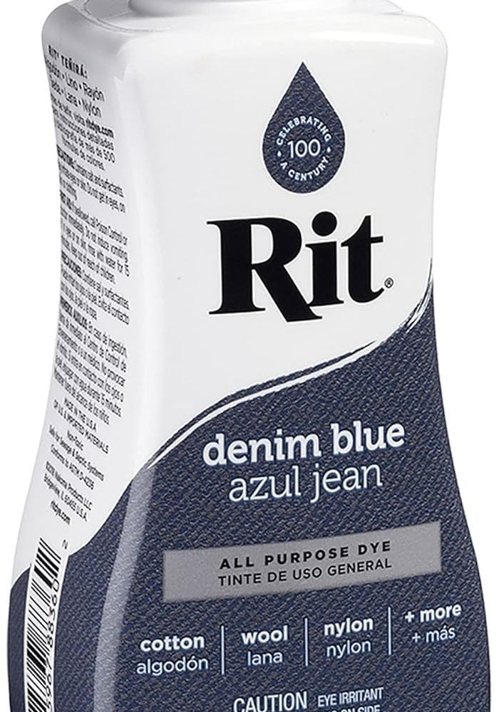 Rit All-Purpose Liquid Dye in Denim Blue - 8 Fl Oz - Image 3