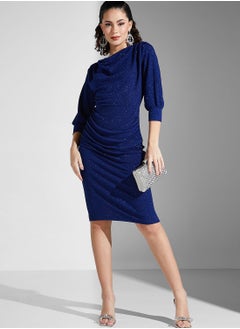 Bodycon Shimmer Shift Dress