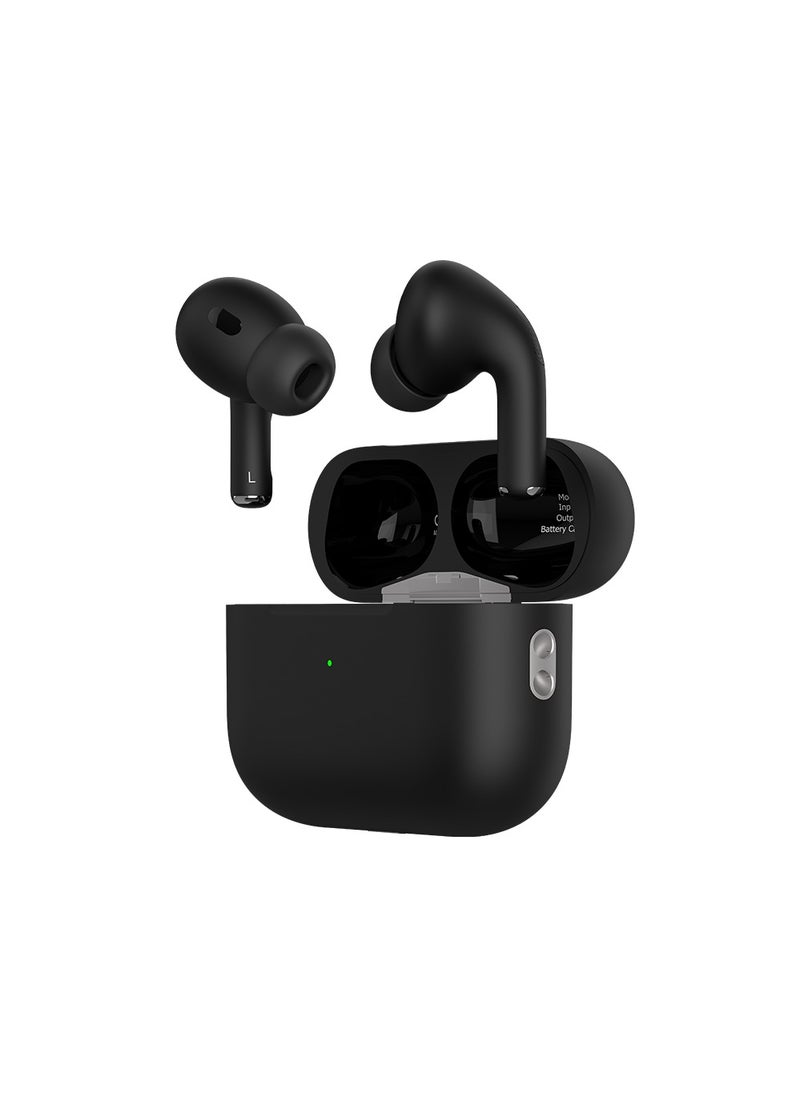 Goaltage - HP06 SonicPulse True Wireless HeadPhones with ANC Technology, Siri Voice Assistant, Long Lasting Battery and Fast Wireless Charging - Black - Image 1