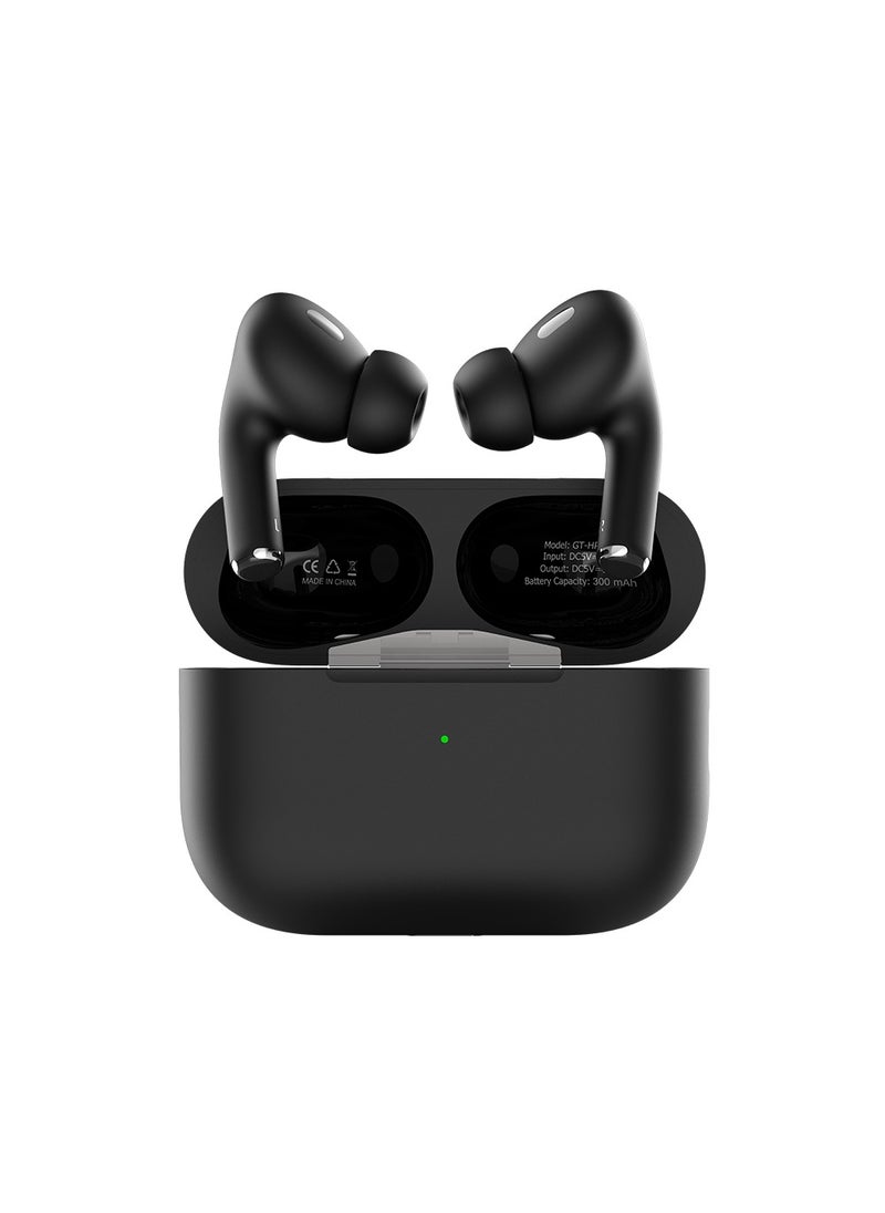 Goaltage - HP06 SonicPulse True Wireless HeadPhones with ANC Technology, Siri Voice Assistant, Long Lasting Battery and Fast Wireless Charging - Black - Image 1