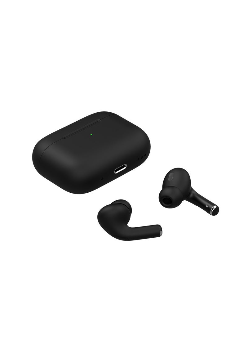 Goaltage - HP06 SonicPulse True Wireless HeadPhones with ANC Technology, Siri Voice Assistant, Long Lasting Battery and Fast Wireless Charging - Black - Image 1