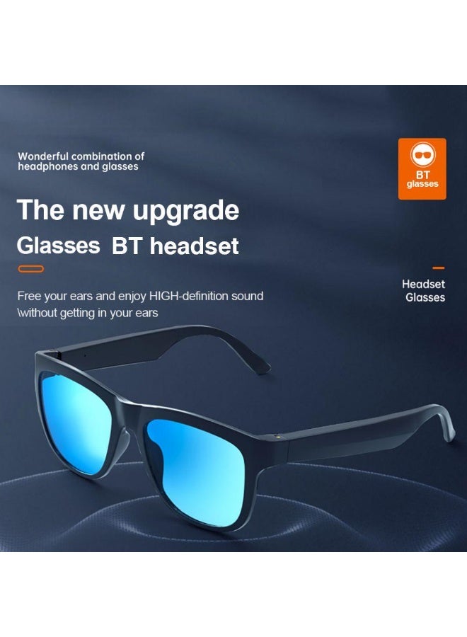 LECOO C8 Smart Wireless BT Glasses Headset HD Sound Quality Touch ons Replaceable Polarized Lenses Light Weight - Image 2