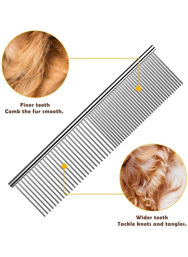 Candure Candure Pet Friendly Double-Sided Dematting Undercoat Rake and Comb for Effective Hair Removal and Shedding Control in Dogs & Cats (Small, Green)  - Image 3