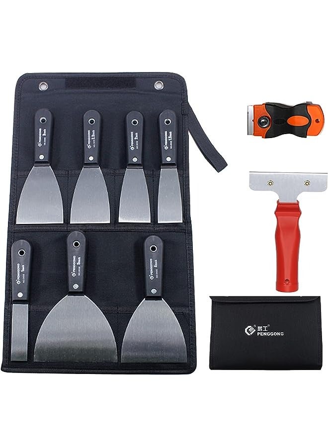 IAF Pack Wall Paint Scraper Filler & Putty Knife Wallpaper Scraper Set For Drywall Finishing, Plaster Scraper, Decal & Wallpaper Hand Tools - Image 1