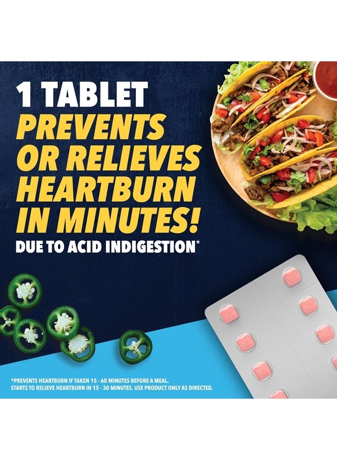 بيبسيد أقراص AC الأصلية لتخفيف حرقة المعدة، تمنع وتخفف حرقة المعدة بسبب عسر الهضم الحمضي والمعدة الحامضة، 10 ملغ فاموتيدين لتقليل والتحكم في الحمض، سريعة المفعول، 30 حبة - Image 2