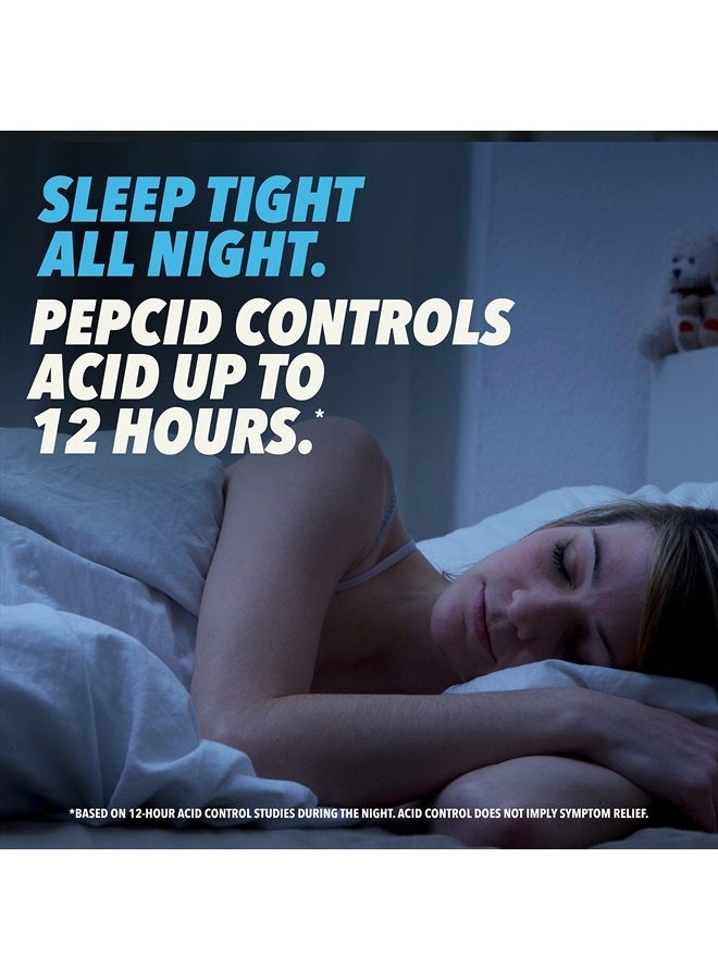 بيبسيد أقراص AC الأصلية لتخفيف حرقة المعدة، تمنع وتخفف حرقة المعدة بسبب عسر الهضم الحمضي والمعدة الحامضة، 10 ملغ فاموتيدين لتقليل والتحكم في الحمض، سريعة المفعول، 30 حبة - Image 5