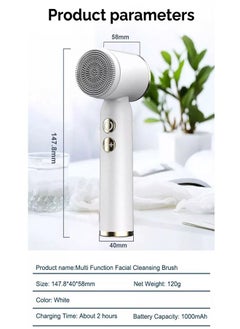 Beurer Ultrasonic electric face cleansing brush LED display screen facial exfoliating 6 In 1 face cleaner skin rejuvenation massage  - Image 5