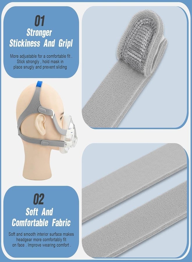 YONCOZY Replacement Cushion Set for AirFit F20 - Includes Cushion, Frame, Headgear & Clips(No Elbow) - Reliable Seal, Comfortable Fit Replacement Supplies (Large) - Image 5