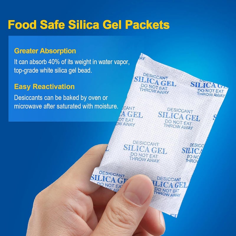 Absorbking Moisture Absorbers Premium Transparent Desiccant for Storage Silica Gel Desiccant Packets 20G 45 - Image 3